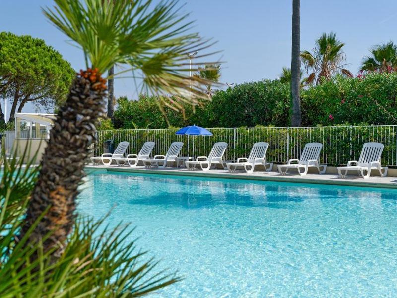 Port Frejus Cap Hermes Vue Mer Et Port Pieds Dans L'Eau Piscine Pkg エクステリア 写真